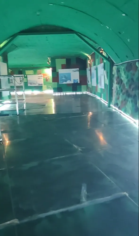 花蓮軍事坑道內部空間線索